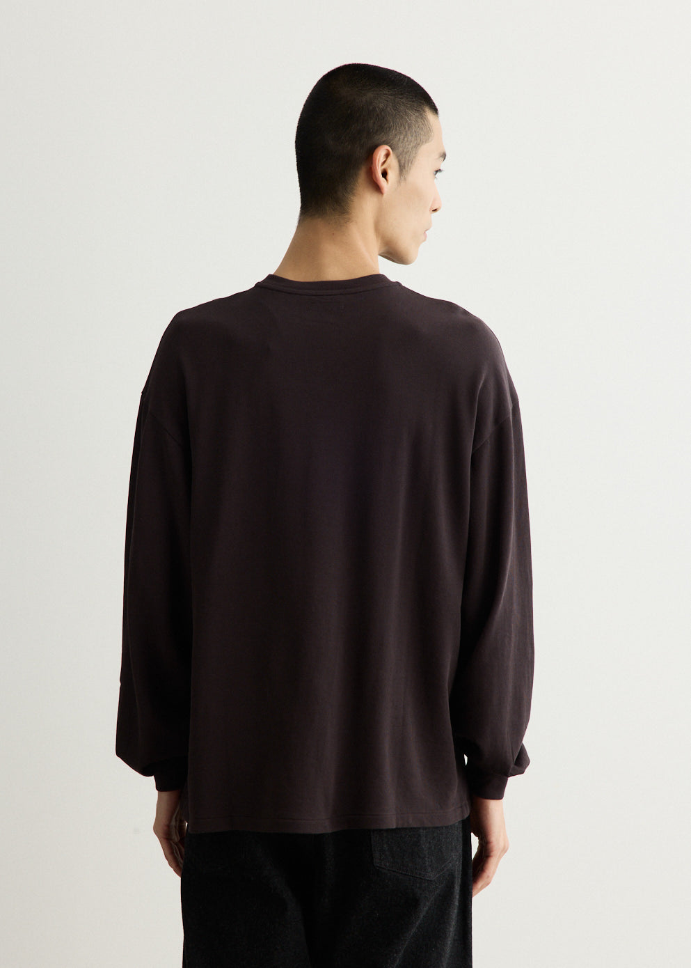 Mini Terry Long Sleeve Pullover