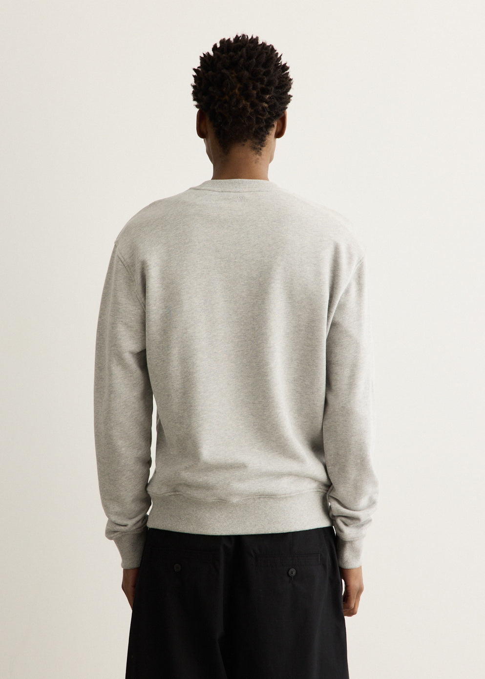 Crewneck Sweater With Knitted Logo