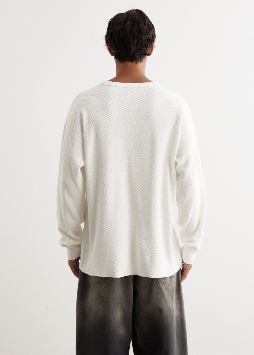 Waffle Jersey Long Sleeve T-Shirt (KAPITAL Embroidery)