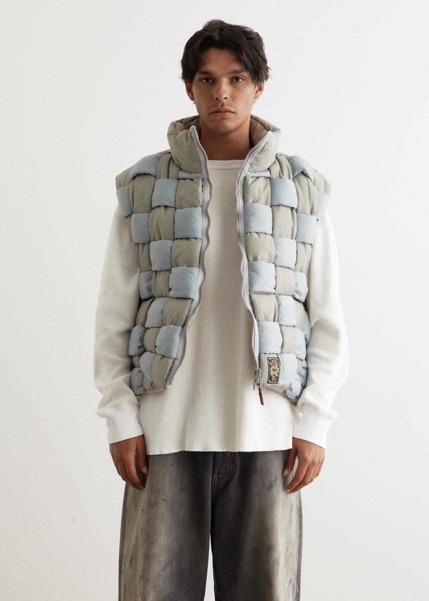 トップス KAJA NYLON MONOFILA RIPSTOP DOWN VEST 2 KAJA NYLON MONOFILA RIPSTOP DOWN VEST | KAJA