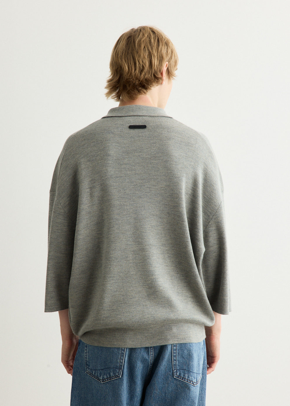 Signature 3/4 Sleeve 90's Knit Polo