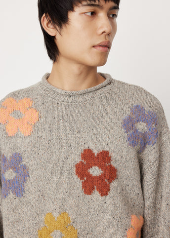 ciatre ニット ciatre flower knit sweater KHK