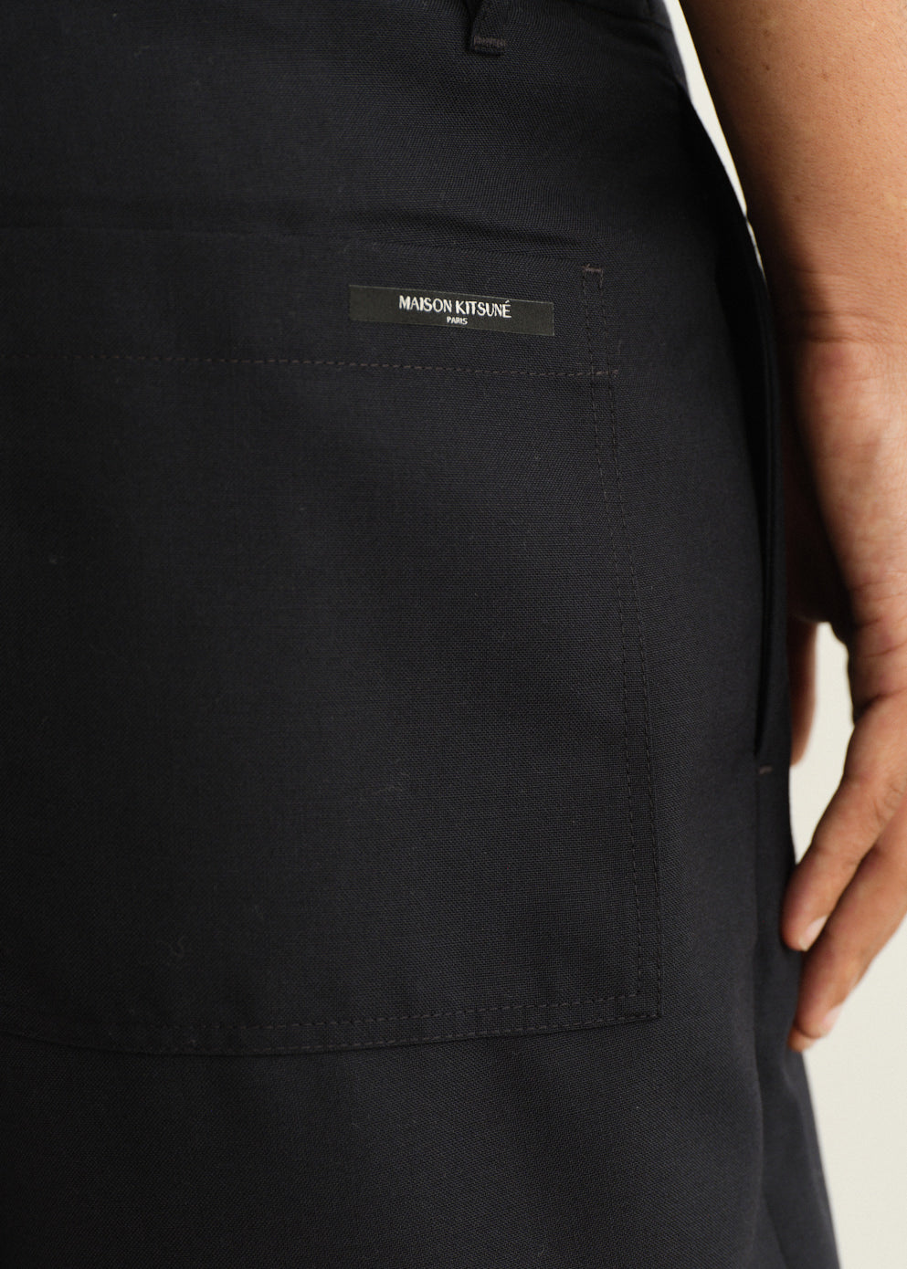 Cropped Pleated Pants