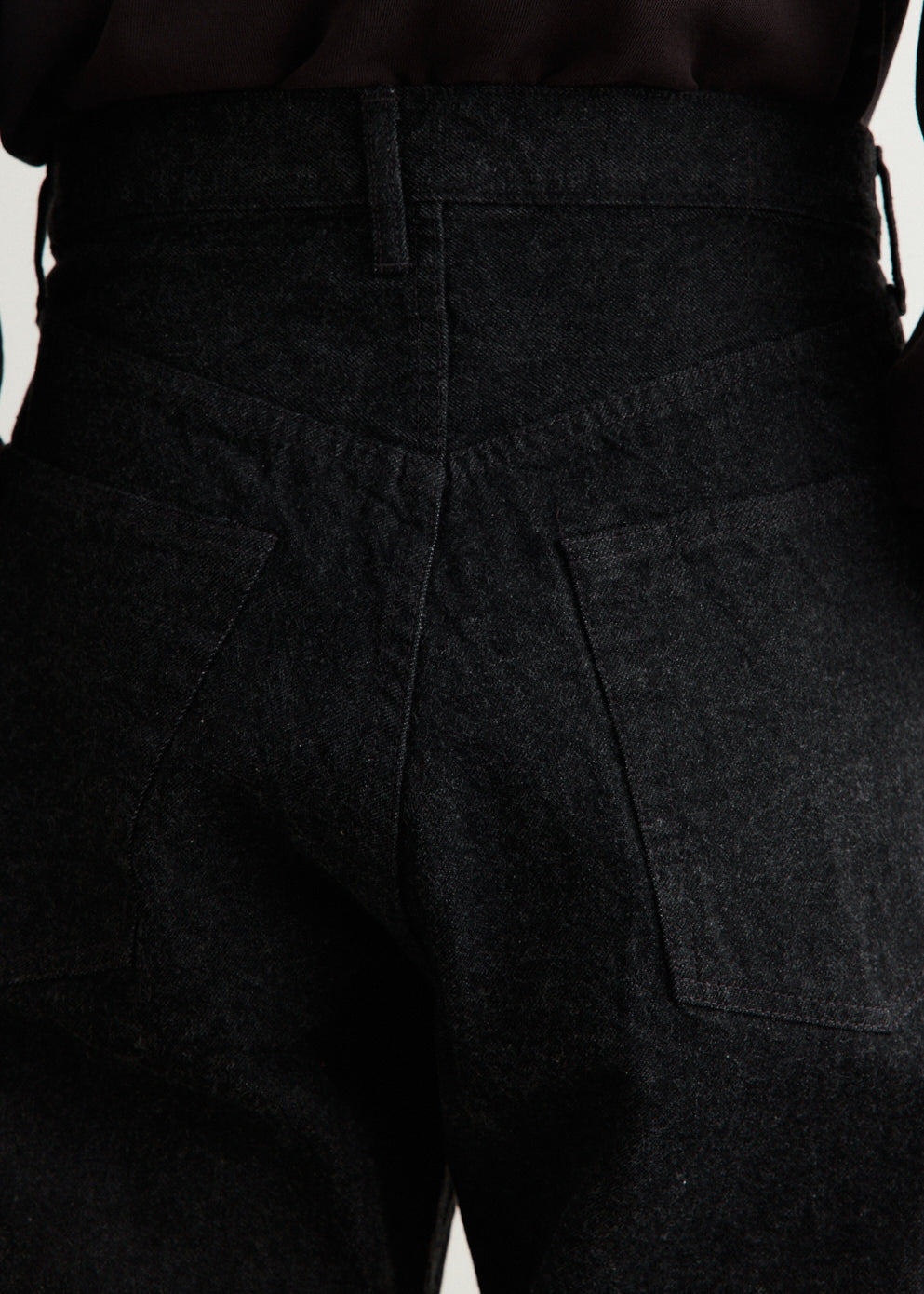 5P Zipper Front Denim Pants