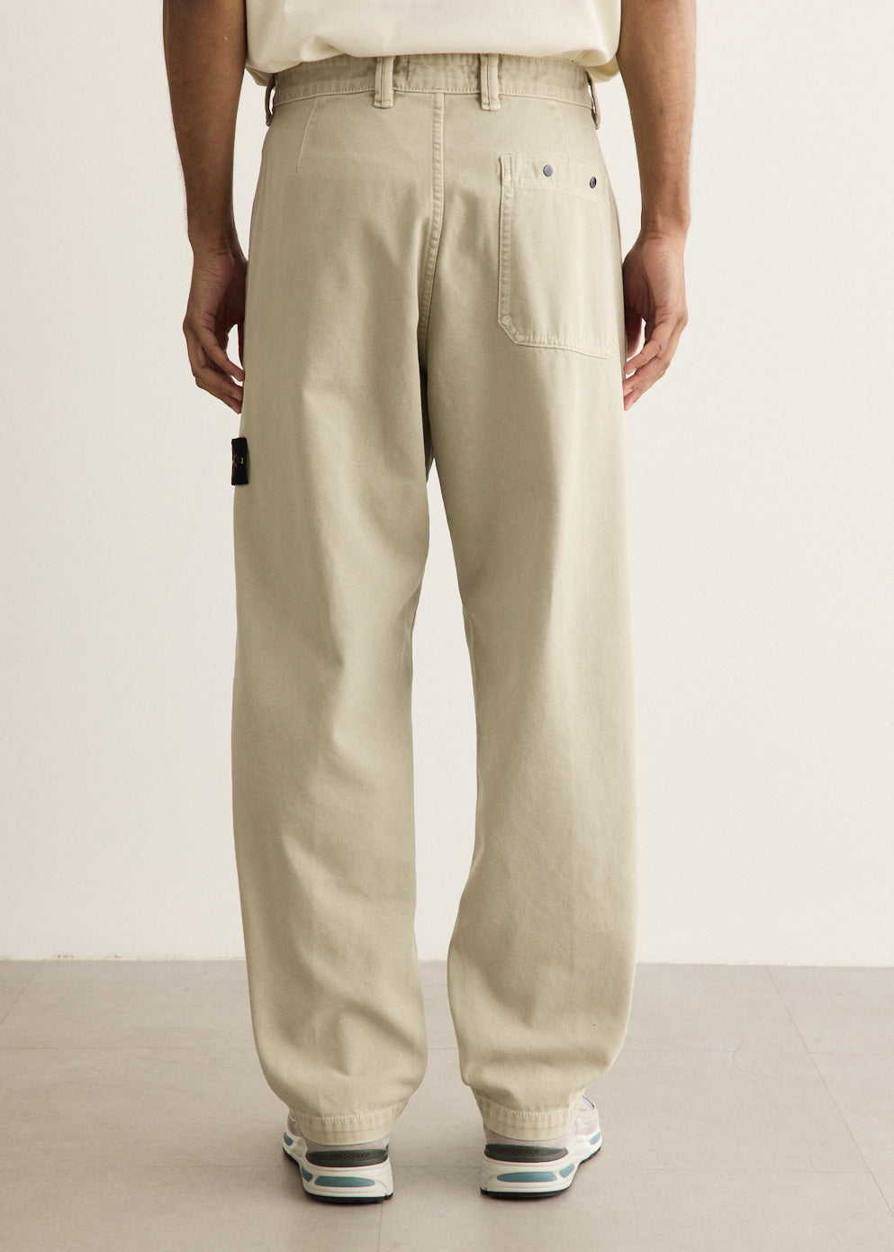 Organic Panama Cotton Garment Dyed Chino Trousers