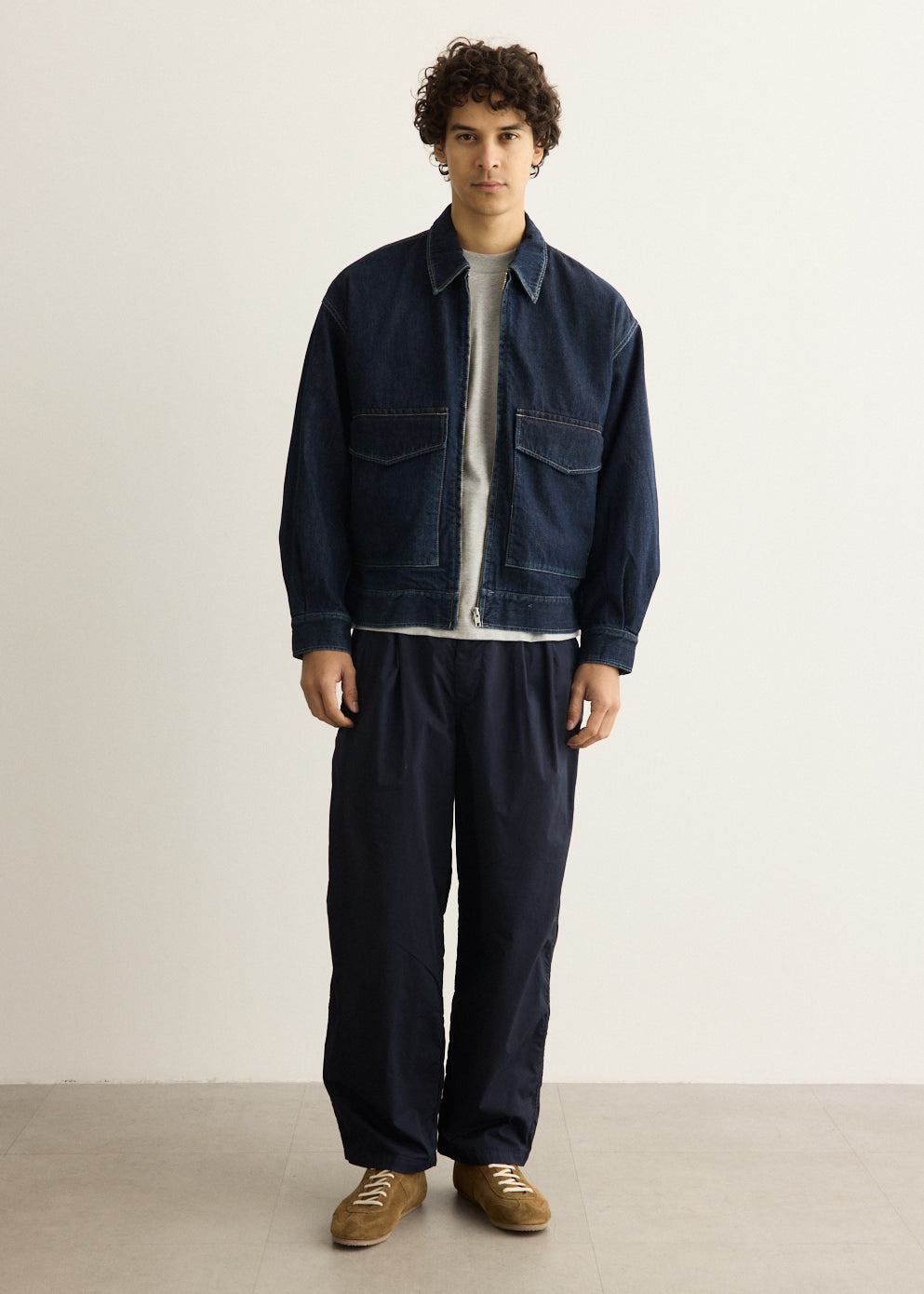 Selvage Denim Zip Jacket