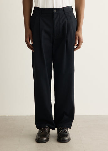 Deep Tuck Pressed Pants