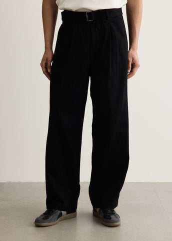 Selvage Denim Belted Pants