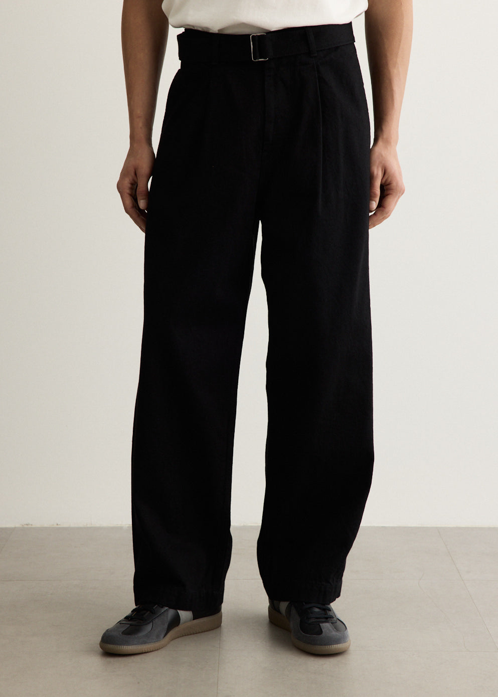 Selvage Denim Belted Pants