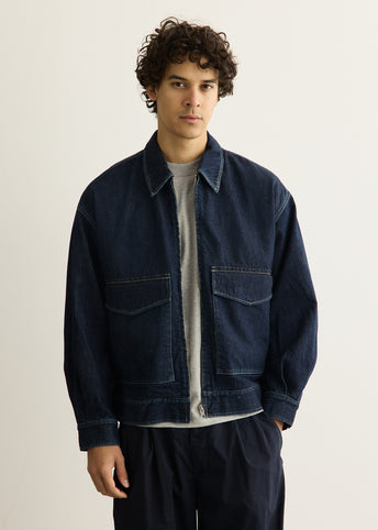 Selvage Denim Zip Jacket