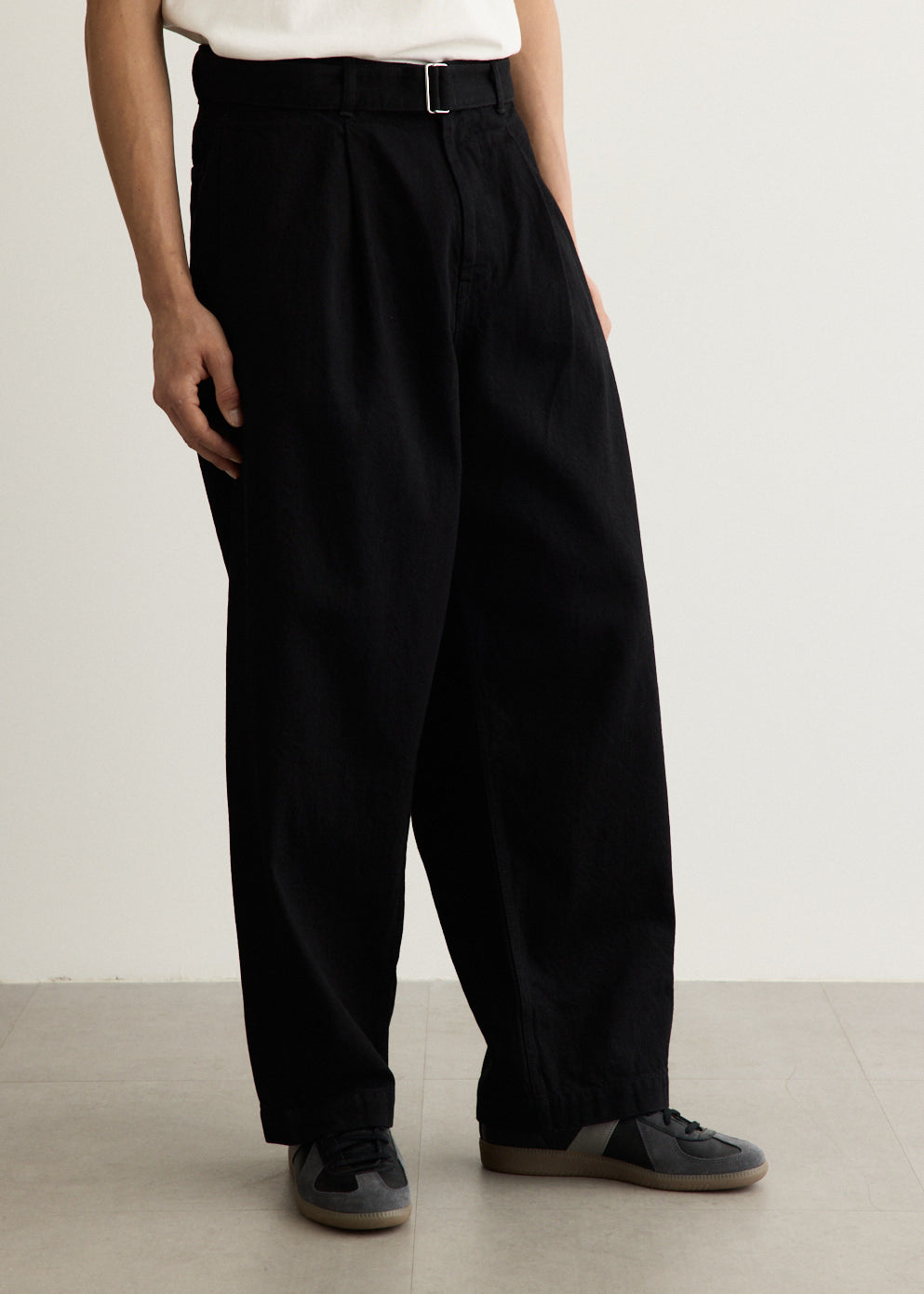 Selvage Denim Belted Pants