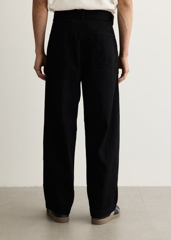 Selvage Denim Belted Pants