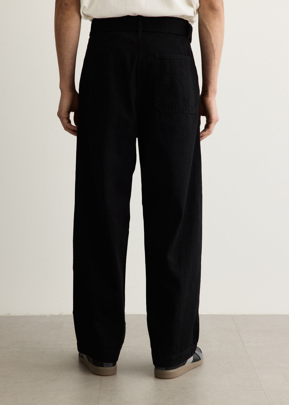 Selvage Denim Belted Pants
