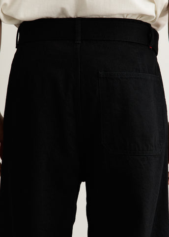 Selvage Denim Belted Pants