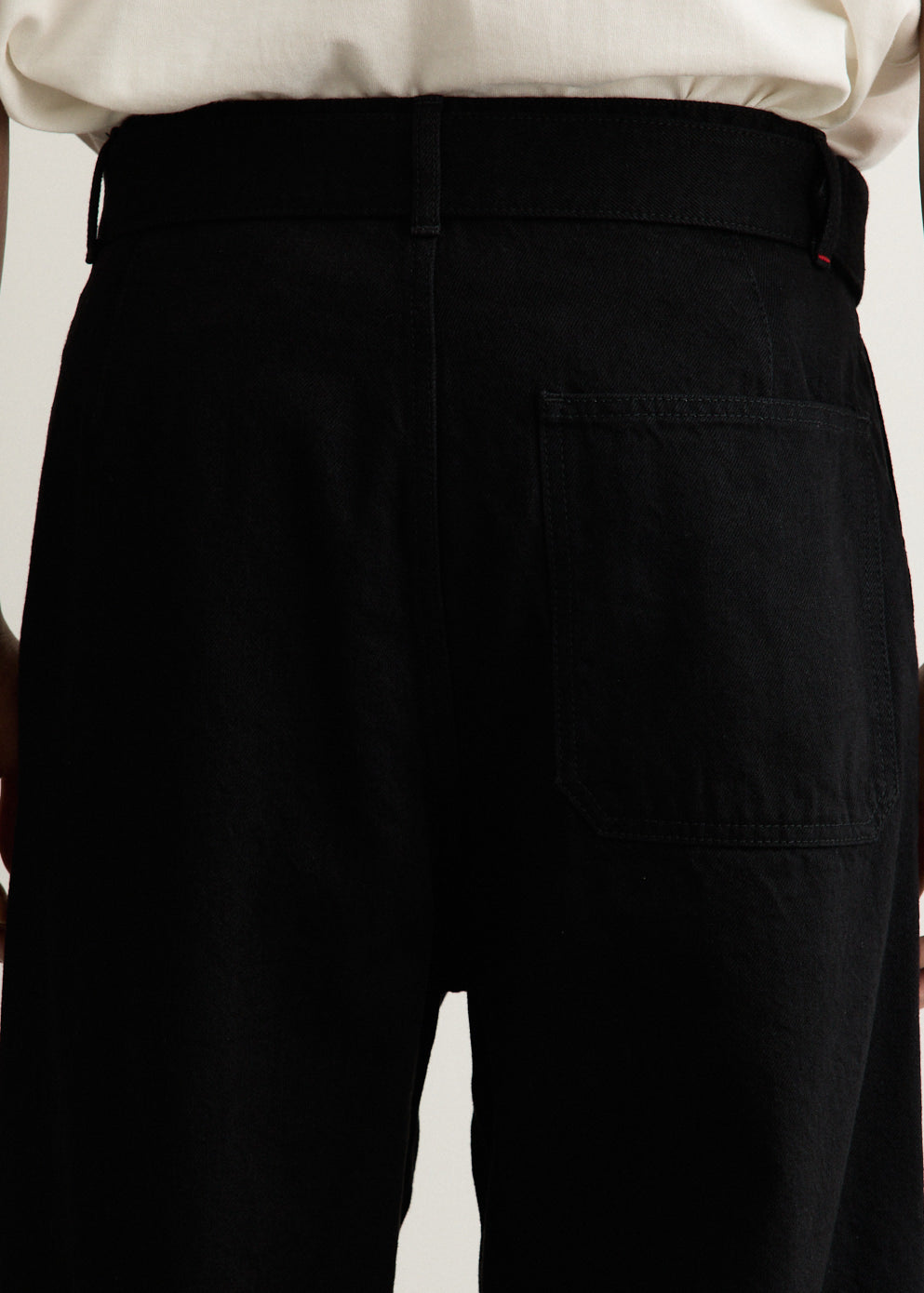 Selvage Denim Belted Pants
