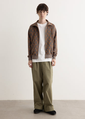 Single Pleat Baggy Pants