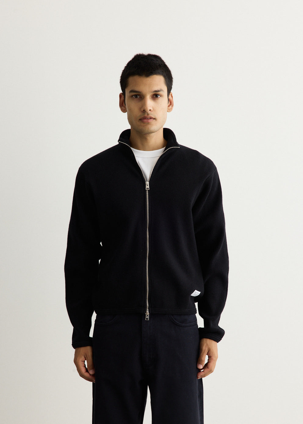 Teno Military Rib Zip Cardigan