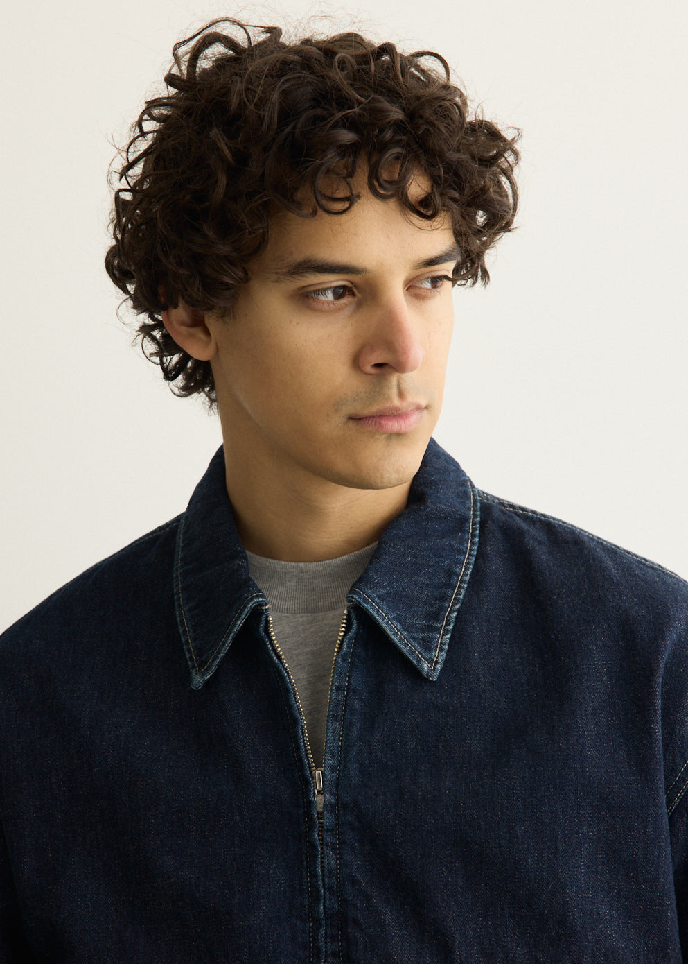 Selvage Denim Zip Jacket
