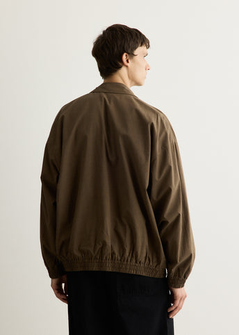 Cotton Wool Poplin Oversized Blouson