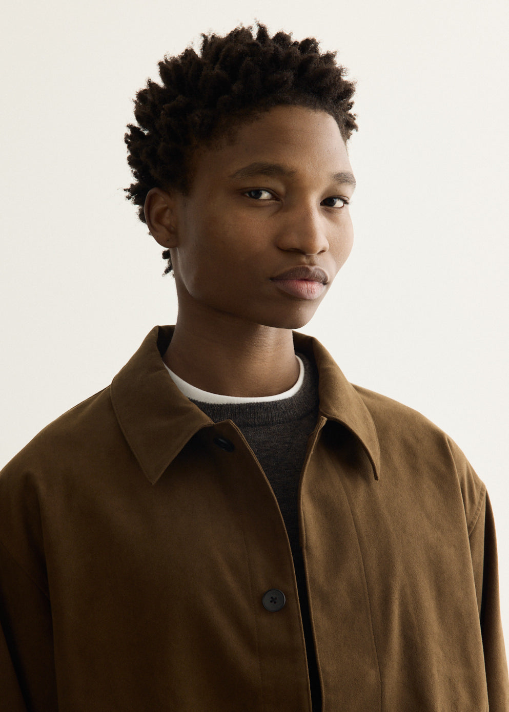 Synthetic Leather Short Blouson