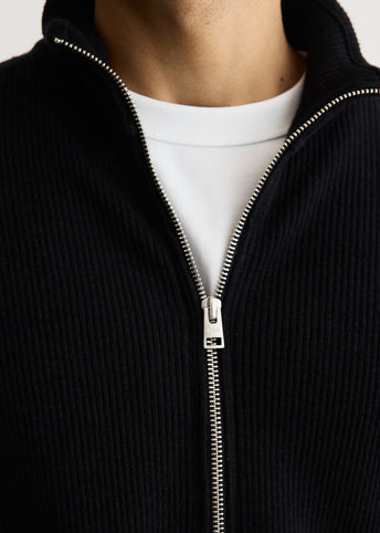 Teno Military Rib Zip Cardigan
