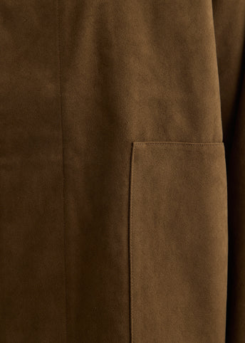 Synthetic Leather Short Blouson