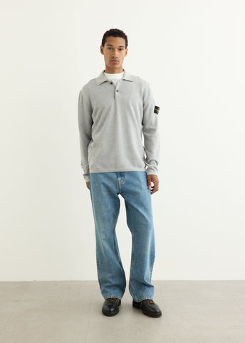 Micro Stitch Soft Organic Cotton Knit Polo