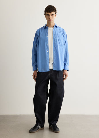 Selvage Denim Two Tuck Tapered Pants