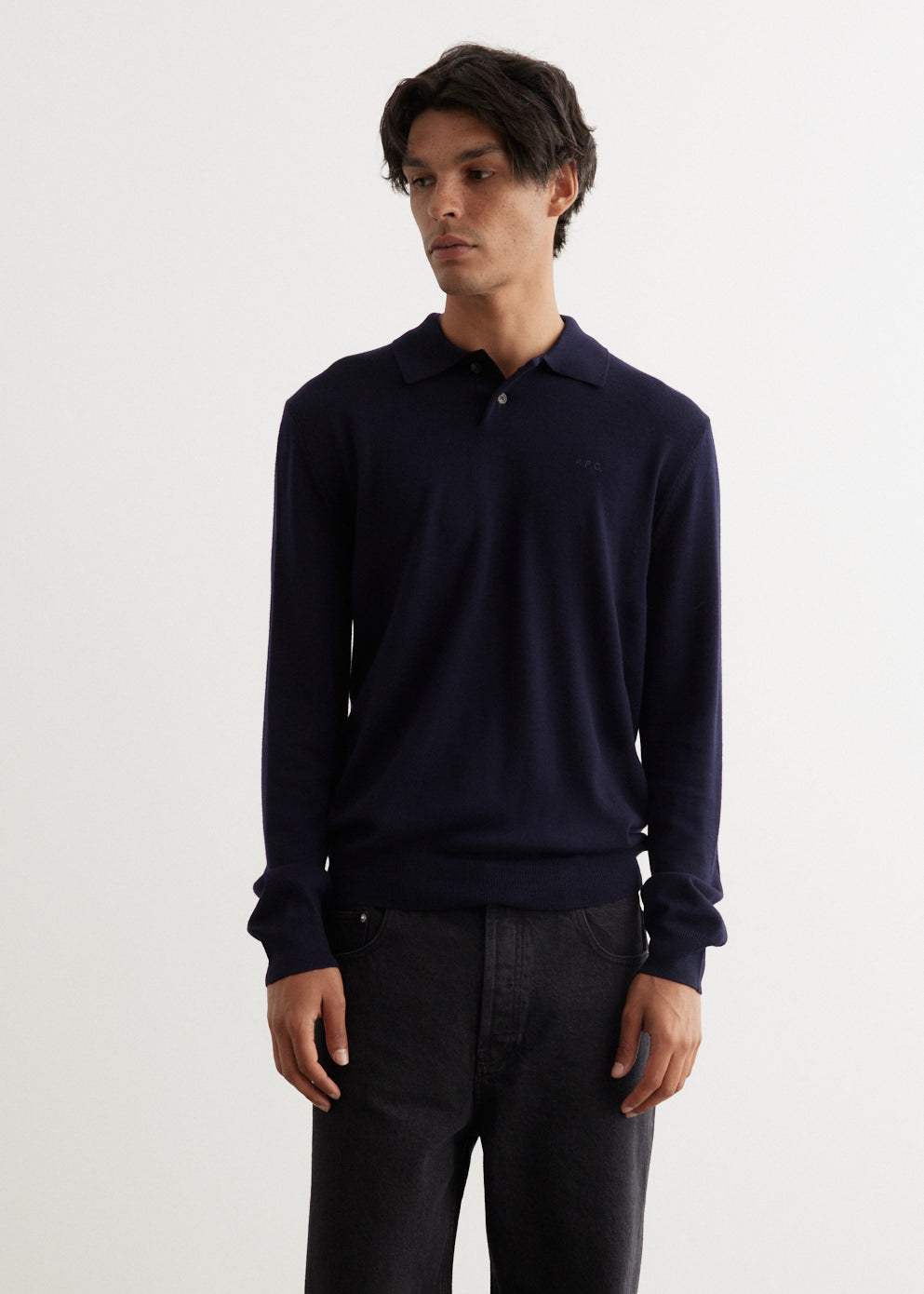 A.P.C. - Jacob Logo Jumper - Knitwear,All Products : American Fashion Style Bags On Sale A.P.C. - Jacob Logo Jumper - Knitwear,All Products : American Fashion Style Bags On Sale