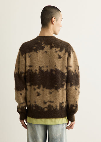 Mohair Splatter Cardigan