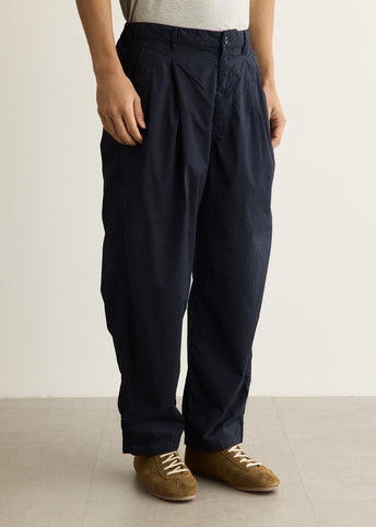 Garment Dyed Typewriter Oversized Slacks