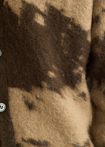 Mohair Splatter Cardigan
