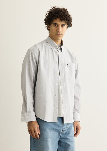 Boxy Fit Shirt With Button-Down Collar