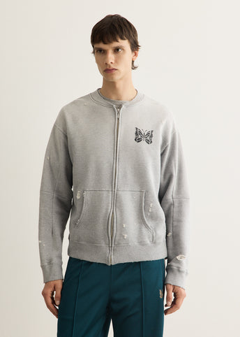 Deconstructed Zipped Sweatshirt