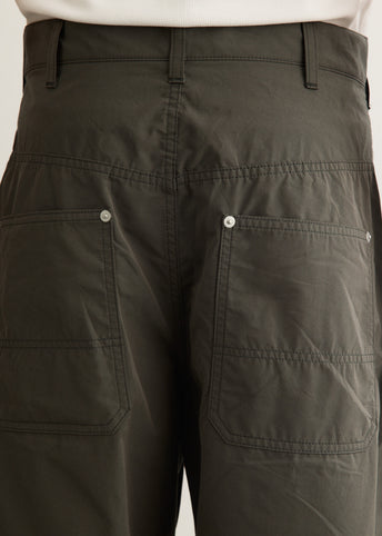 Cotton Poplin Curved Pants