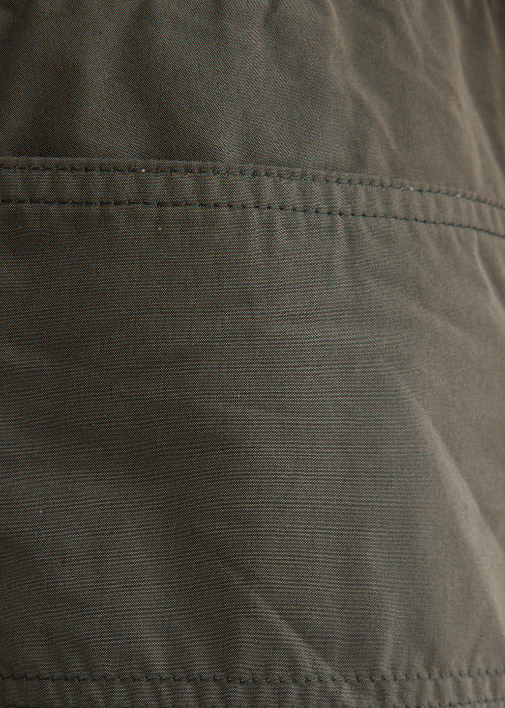 Cotton Poplin Curved Pants