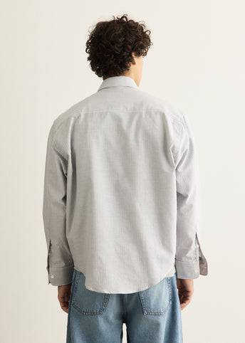 Boxy Fit Shirt With Button-Down Collar