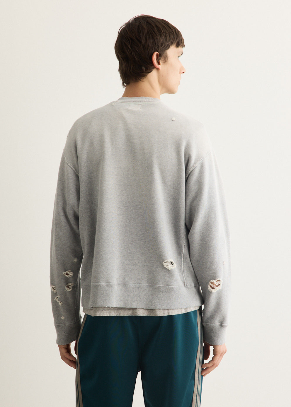 Deconstructed Zipped Sweatshirt