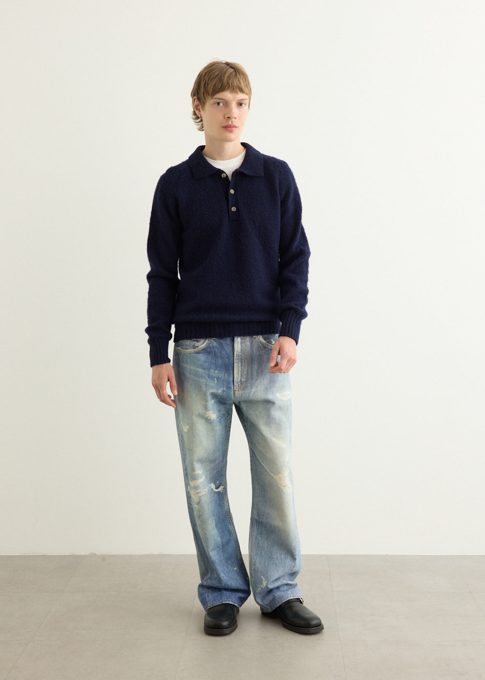Ghost Pressure Knit Polo