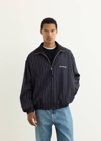 Striped Zip Jacket