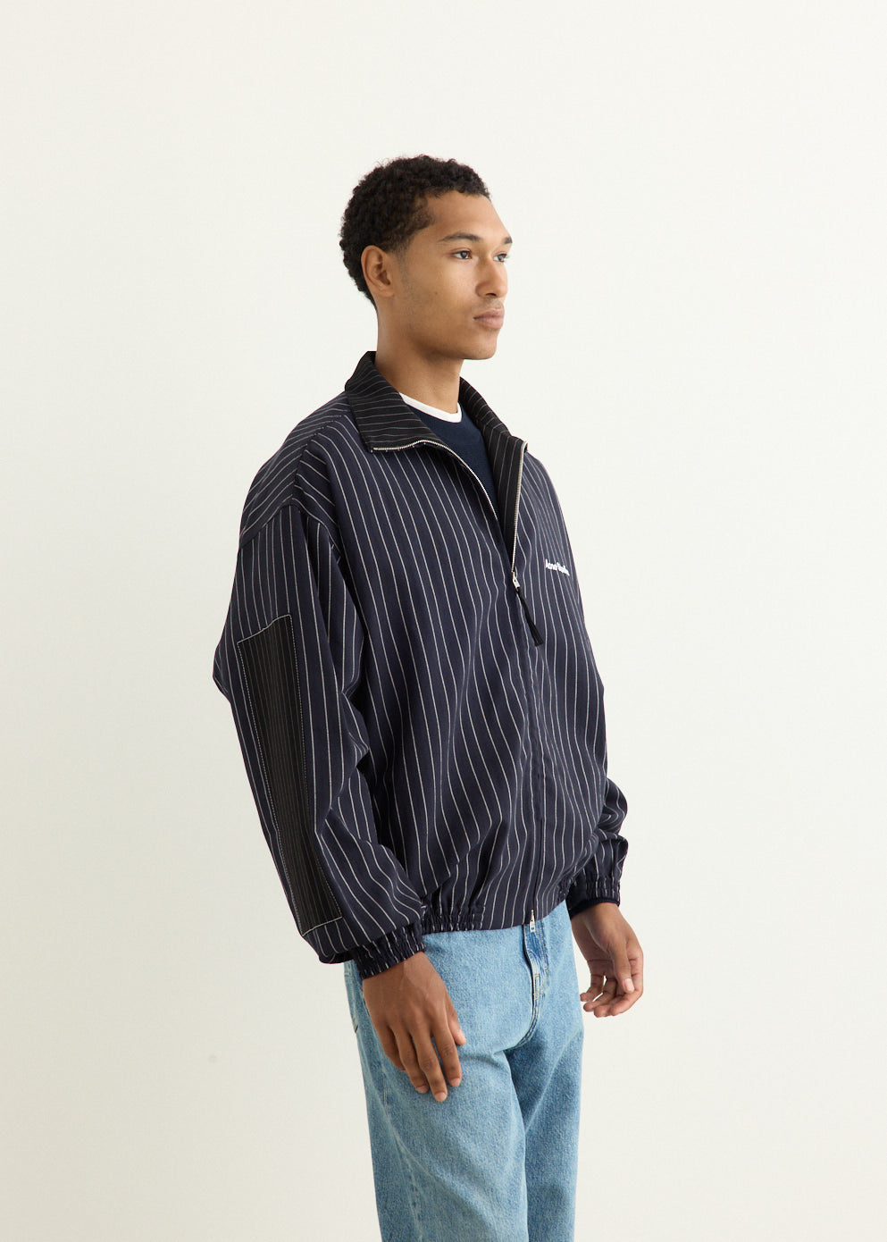 Striped Zip Jacket Striped Zip Jacket
