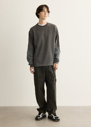 Uneven Dyed Vanise Cotton Overdyed Sweat