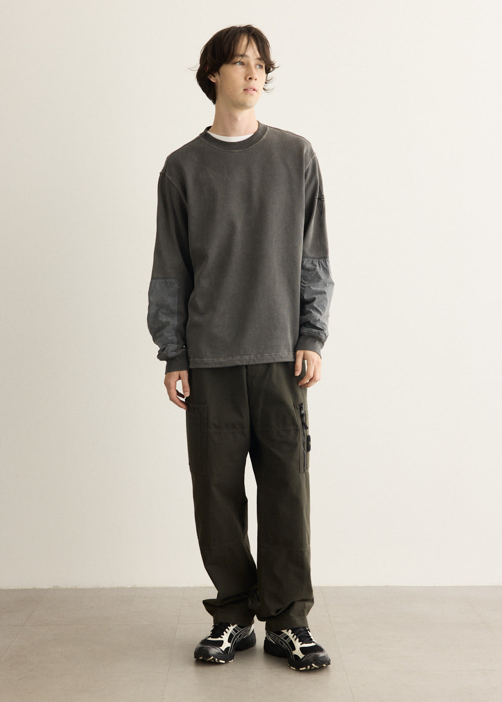Uneven Dyed Vanise Cotton Overdyed Sweat