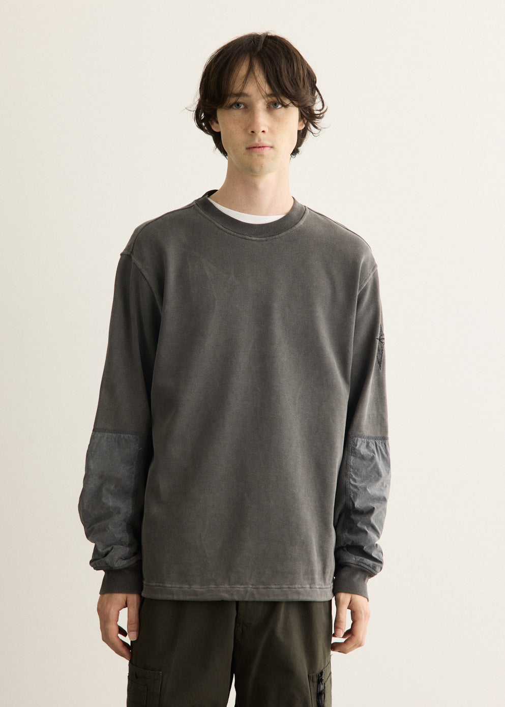 Uneven Dyed Vanise Cotton Overdyed Sweat