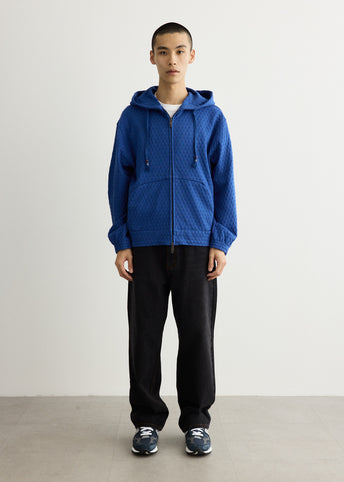 Textured Zip Hoodie