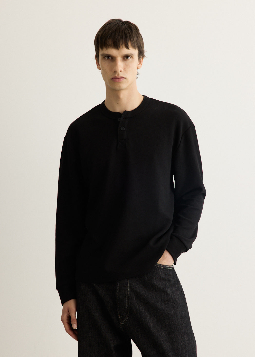 Haul Boxy Henley T-Shirt