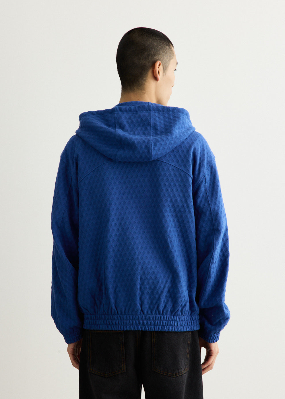 Textured Zip Hoodie