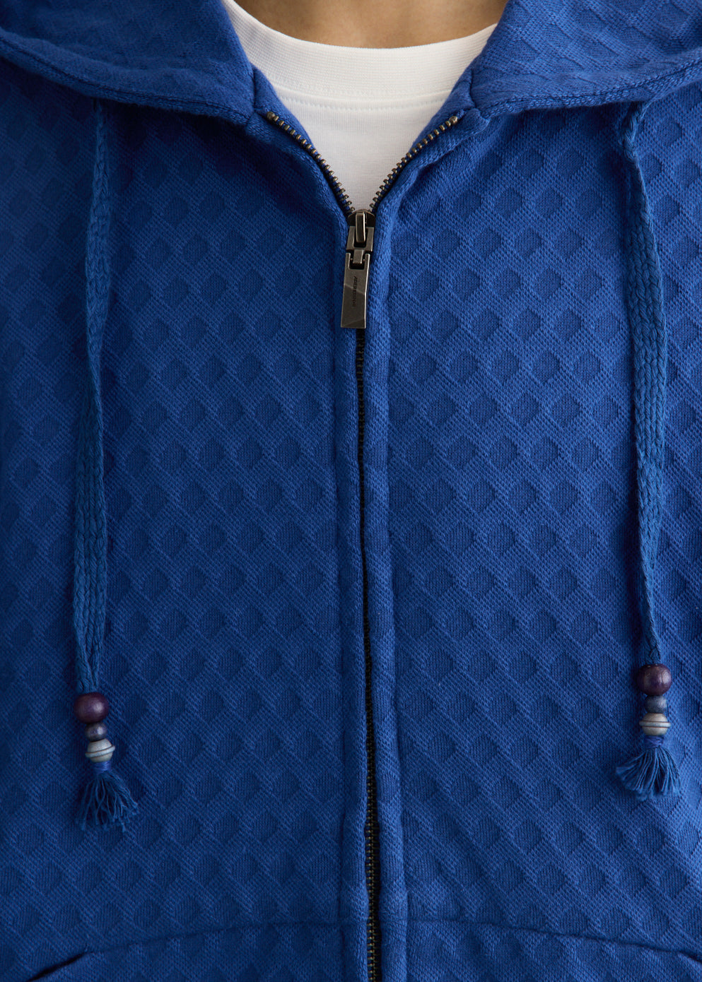 Textured Zip Hoodie
