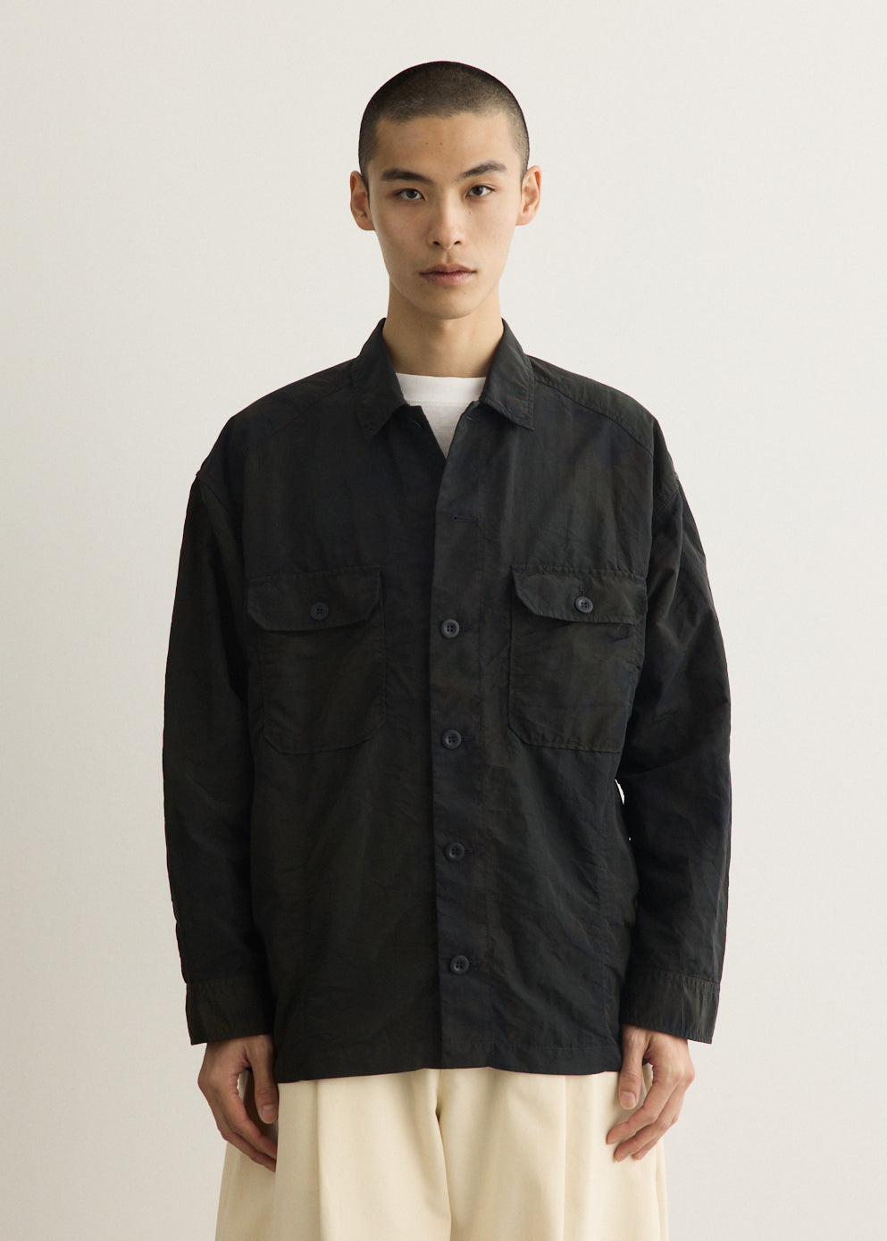 Nylong Grosgrain Garment Dyed Jacket