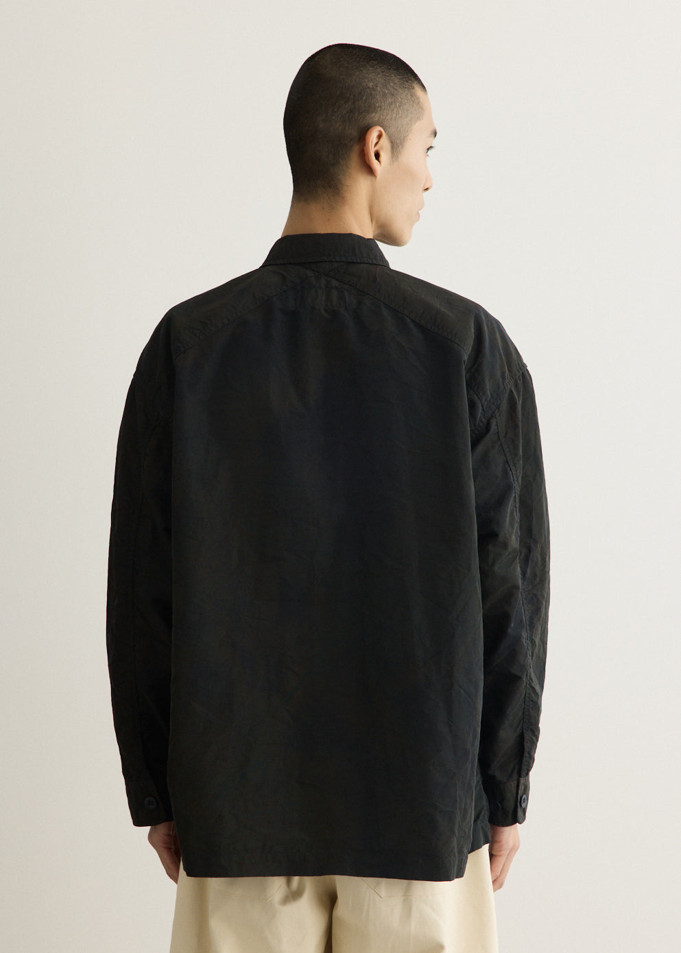 Nylong Grosgrain Garment Dyed Jacket